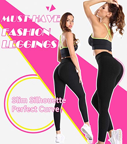 KIWI RATA Mallas Push up Mujer Leggins Deportivos Yoga Leggings de Cintura Alta Pantalones Deporte para Fitness Running Elásticos y Transpirables