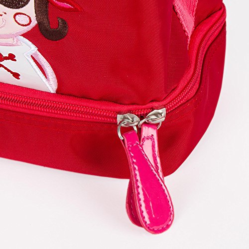 Kiwisac Tedi The Pirates Girl Mochila Infantil, 24 cm, Rojo