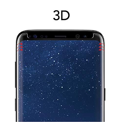 KSTORE365 Cristal Templado Samsung S9, Protector de Pantalla Samsung Galaxy S9 Vidrio Templado con [Kit UV] [3D Curvo] para Samsung Galaxy S9