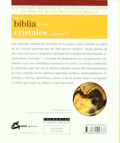 La biblia de los cristales. Volumen 2 : Presenta más de 200 nuevos cristales (Biblias)