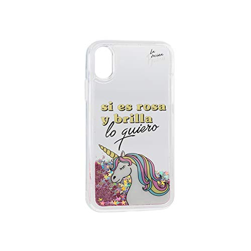 La Vecina Rubia Funda Smartphone - Transparente y Compatible con Apple Iphone X / XS