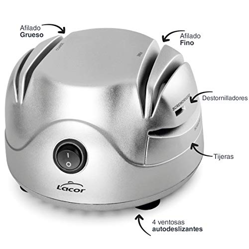 Lacor - 69141 - Afilador De Cuchillos eléctrico