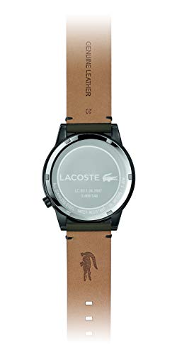 Lacoste Reloj Analógico para Hombre de Cuarzo con Correa en Cuero 2010991