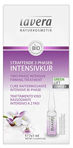 lavera Tratamiento reafirmante intensivo de dos fases ∙ ácidos hialurónicos de triple efecto ∙ Vegano ✔ Cuidado facial biológico ✔ Cosméticos naturales 100% certificados ✔ 7x1ml