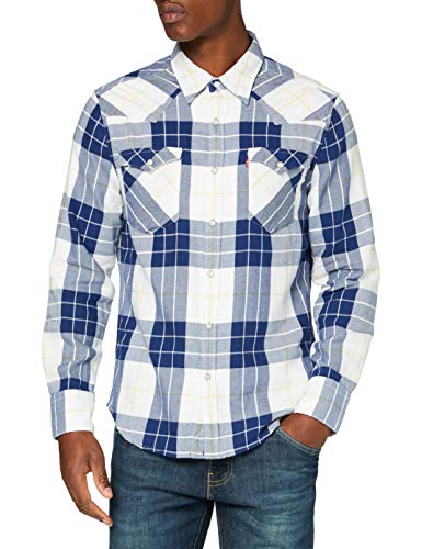 Levi's Barstow Western Standard Camisa, Estampado francés, L para Hombre