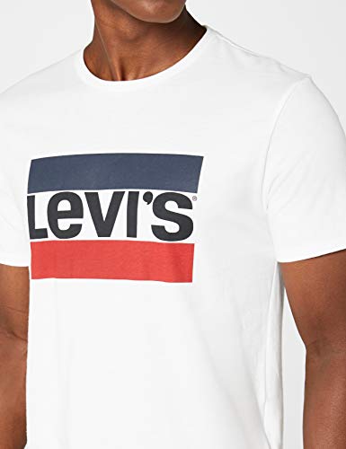 Levi's Graphic Camiseta, Blanco (84 Sportswear Logo White 0000), XX-Small para Hombre