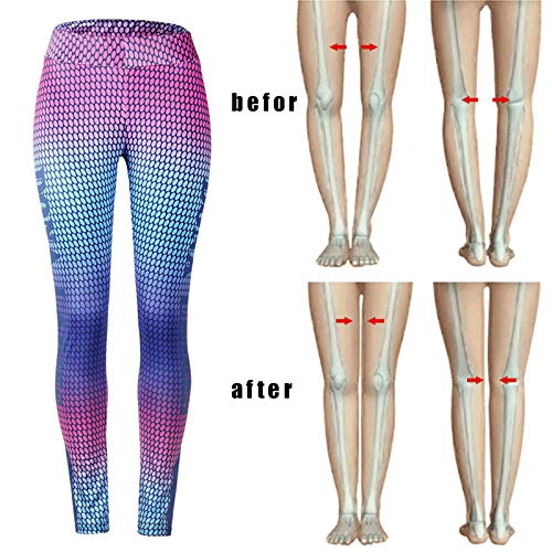 LHDDWY - Mallas de compresión anticelulitis, talle alto, delgadas, quemadores de grasa, pantalones de yoga para deportes, gimnasio, correr,, Rosa, small