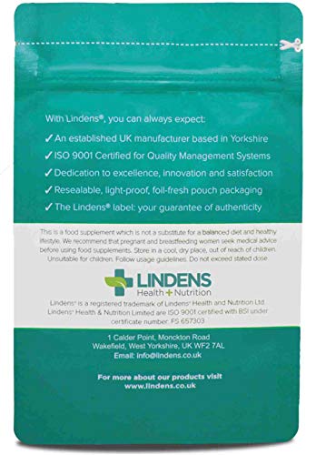 Lindens Multivitaminas A-Z Diario Pastillas Paquete 90 Perfecto Vitamina & Mineral Balance de Vitamina a, C, D, E, B1, B2, B3, B6, B12, Ácido Fólico, Magnesio, Hierro, Zinc & Yodo