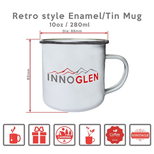 Littlest Elf Retro, lata, taza del esmalte 10oz/280ml u135e