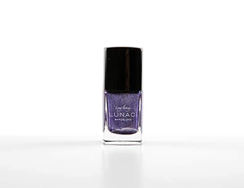 LUNACI Barcelona Laca de Uñas Purpurina Brillante, Esmalte de Uñas Resplandecer Secado Ultra Rápido, Larga Duración, Sin Tolueno 13ml - (Tono: 17 / Light Purple Glitter)