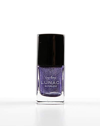 LUNACI Barcelona Laca de Uñas Purpurina Brillante, Esmalte de Uñas Resplandecer Secado Ultra Rápido, Larga Duración, Sin Tolueno 13ml - (Tono: 17 / Light Purple Glitter)