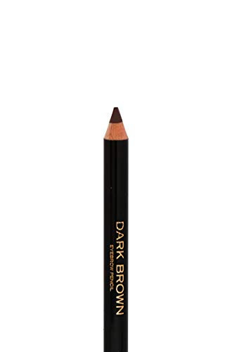 LUNACI Barcelona Lápiz de Cejas en 3 Colores (Tono: Dark Brown), Eyebrow Pencil With Dry Blendable Texture