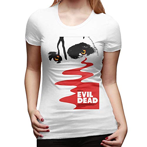 Mal Muerto Camiseta de Manga Corta de Corte clásico para Mujer Camisetas de Manga Corta Camiseta con Cuello Redondo Tops Moda