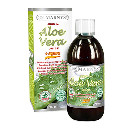 Marnys Jugo de Aloe Vera y Agave Puro 500 ml - 1 Unidad