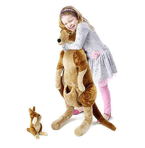 Melissa & Doug- Peluche Canguro Gigante 74x38x89cm (18834)