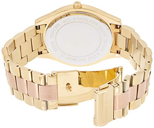 Michael Kors Reloj Analogico para Mujer de Cuarzo con Correa en Acero Inoxidable MK3493