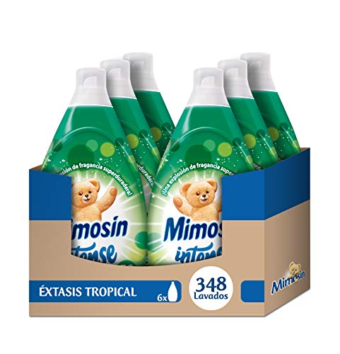 Mimosín Intense Extasis Tropical Suavizante Concentrado para 58 Lavados - Paquete de 6 Suavizantes