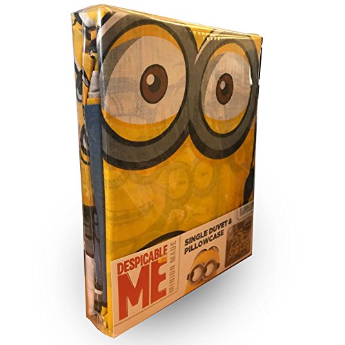 Minions Juego de Funda de edredón para Cama Individual GRU, mi Villano Favorito.