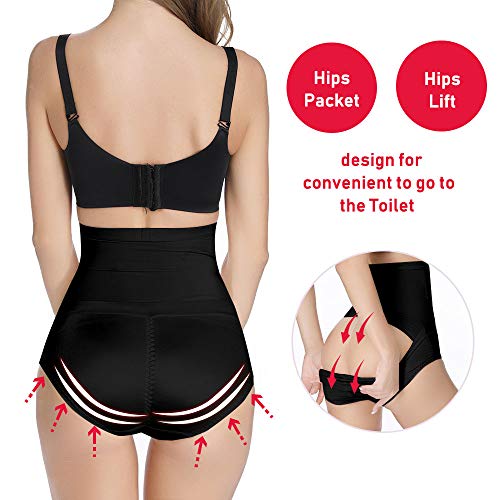 MISS MOLY Mujer Braguita Moldeadora Faja Reductora Cintura Alta Adelgazar Lencería Levanta Gluteos Shapewear Levanta Gluteos