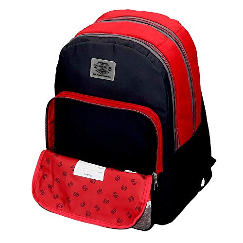 Mochila 46cm Pepe Jeans Calvin doble cremallera adaptable