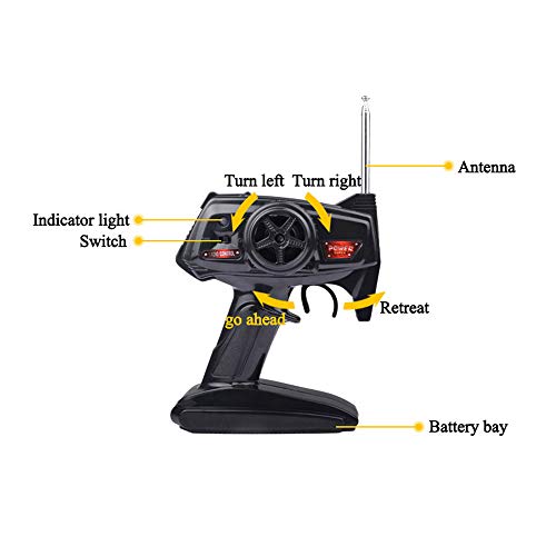 Mogicry Fórmula F1 Mando a Distancia Carreras Muy Grandes 1: 6 Sonido de Simulación Amortiguación de Capacidad Deriva de Carga Modelo Eléctrico de Alta Velocidad Juguete Infantil Coche Rc para Niños 3