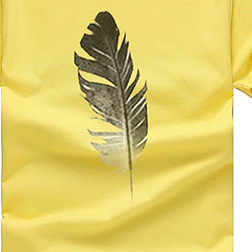 MOMOXI Tops para Mujer, Camiseta de Manga Larga Casual para Mujer Color Block Rayas Camisetas Blusas Casual Camiseta de Manga Corta de Impresión Tops de Solapa Elegantes Blusa Ocasionales Moda Suelto