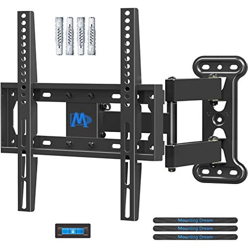 Mounting Dream Soporte de Pared TV Giratorio y Inclinable para la Mayoría DE 26–55 Pulgadas LED, LCD, y OLED de Pantalla Plana hasta VESA 400x400mm y 27kg, Soporte TV Articulado MD2377-02