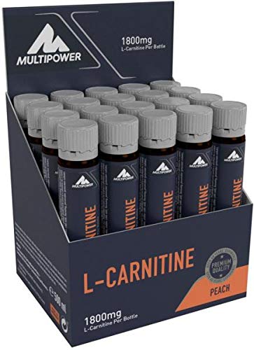 Multipower L-Carnitin Liquid, 20 x 25 ml Ampullen, Peach