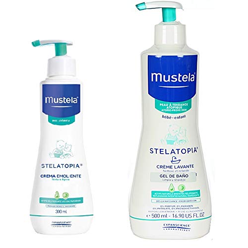 MUSTELA PACK STELATOPIA CREMA 300 ML + GEL BAÑO 500 ML