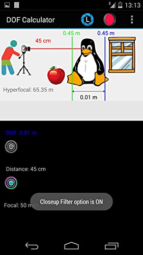 mycamera Dof(Depth of Field) Calculator