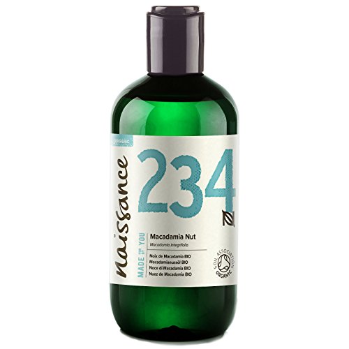 Naissance Nuez de Macadamia BIO - Aceite Vegetal Prensado en Frío 100% Puro - Certificado Ecológico - 250ml