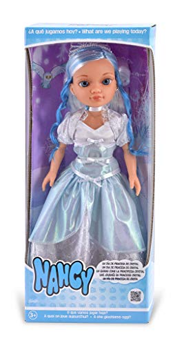 Nancy - Princesa De Cristal, Muñeca con Vestido de Princesa y Corona para Niños y Niñas a Partir de 3 Años, Multicolor, (Famosa 700013514)