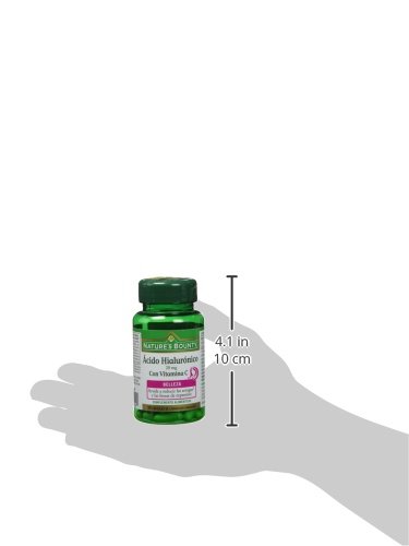 Nature's Bounty Ácido Hialurónico 20 Mg con Vitamina C - 30 Cápsulas