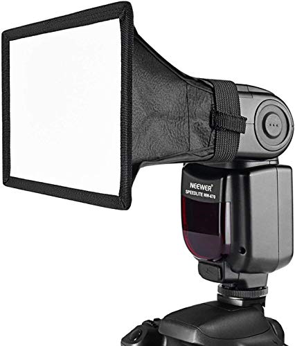 Neewer 15x13cm Difusor Softbox Linterna Speedlite para Canon 580EX II 600EX-RT,YongNuo YN560 III YN560 IV,Nikon SB-900 SB-910,Neewer TT560 TT520 TT660 y Otro Flash DSLR