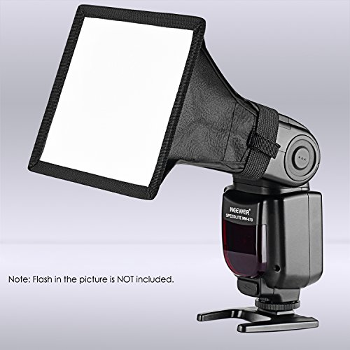 Neewer Cámara Kit de Speedlite Flash Softbox Caja de Luz y Reflector Difusor para Canon Nikon y Otras Cámaras DSLR Flashes, Neewer TT560 TT850 TT860 NW561 NW670 VK750II Flashes