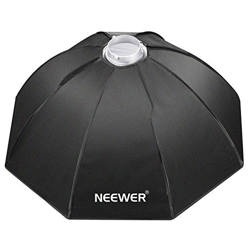 Neewer - Softbox Octogonal de 60 cm con Anilla de Velcro y Bolsa para Flash Speedlite Studio, para fotografías