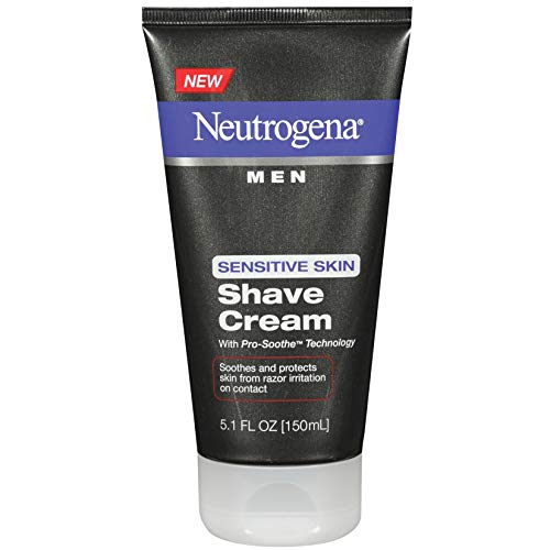 Neutrogena Men Sensitive Skin Shave Cream, 5.1 Ounce (Pack of 2)