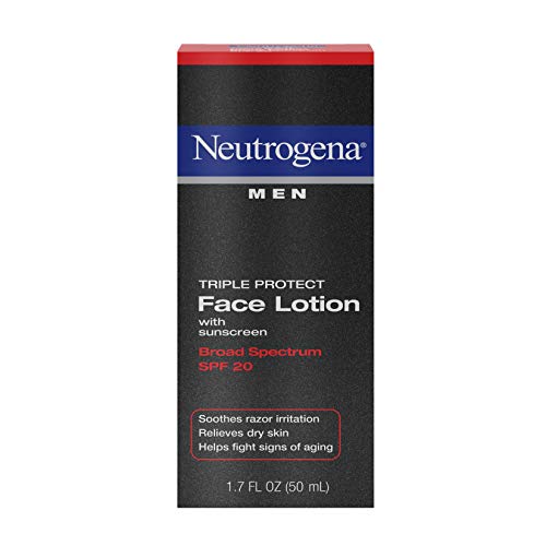 Neutrogena Triple Protect Face Lotion For Men, Spf 20, 1.7 Ounce (Pack Of 2)