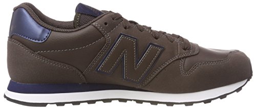 New Balance 500, Zapatillas para Hombre, Marrón (Dark Brown Dark Brown), 42.5 EU