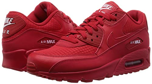 Nike Air MAX 90 Essential, Zapatillas de Gimnasia para Hombre, Rojo (Univ Red/White 602), 49 1/2 EU