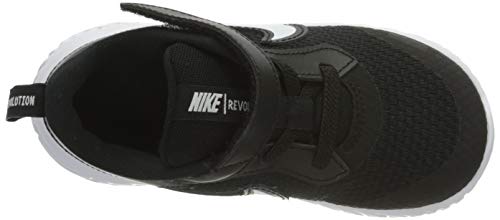 NIKE Revolution 5, Running Shoe Unisex-Baby, Black White Anthracite, 26 EU