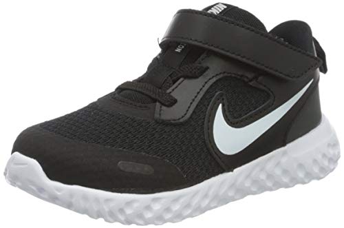 NIKE Revolution 5, Running Shoe Unisex-Baby, Black White Anthracite, 26 EU