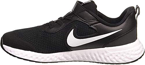 NIKE Revolution 5, Running Shoe Unisex-Child, Black/White/Anthracite, 34 EU