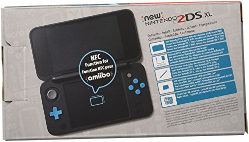 Nintendo 3Ds - Consola New Nintendo 2Ds XL, Color Negro y Turquesa