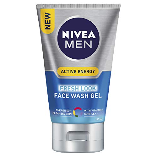 Nivea men gel facial revitalizante, pack de 3 (3x100ml)