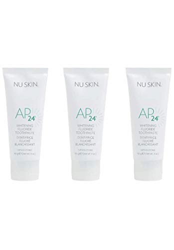 Nu Skin Ap-24 Blanqueamiento Pasta de Dientes con Fluorida Set 3 Pastas PACK SET