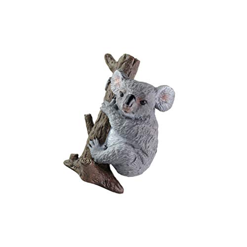 NUOBESTY Modelo de Koala Estatua de Koala Animales de La Selva Figuras Favores de Fiesta de Koala Suministros Koala Toppers de La Torta Regalo Juguetes para Niños Ornamento para La Oficina en Casa