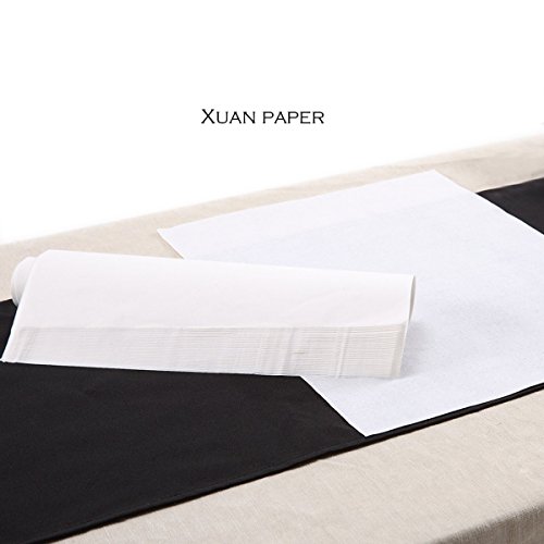 nuolux 50 hojas Xuan Papel Papel de Arroz para caligrafía china Pintura práctica