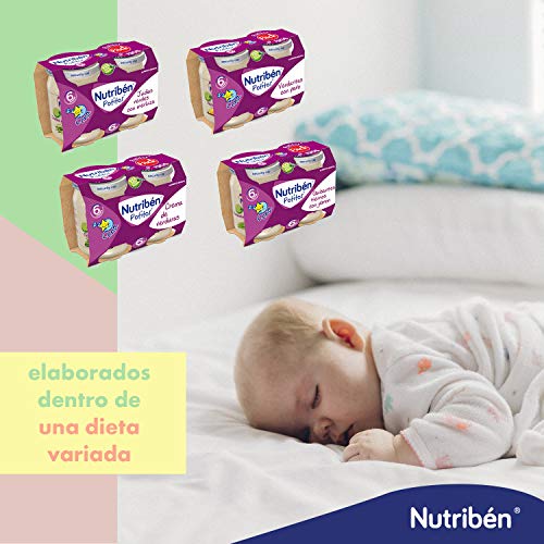 Nutribén Potitos Cena De Judías Verdes y Merluza Desde Los 6 Meses, 3 Bipacks (6 X 190 Gr.)