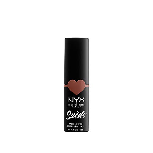 Nyx Professional Makeup Barra De Labios Mate De Larga Duración Y Cobertura Total Suede Matte Lipstick Tono 3 Rosé The Day Color Beige